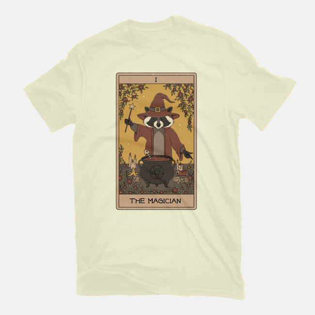 The Magician Raccoons Tarot-Mens-Basic-Tee-Thiago Correa