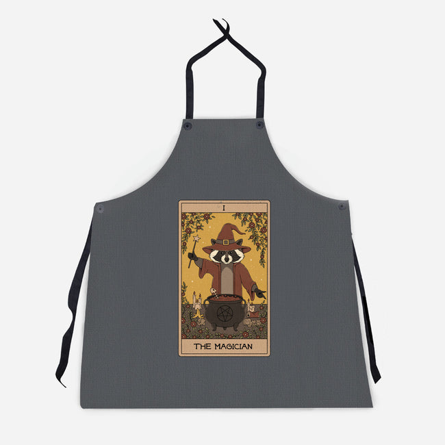 The Magician Raccoons Tarot-Unisex-Kitchen-Apron-Thiago Correa