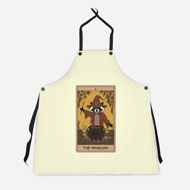 The Magician Raccoons Tarot-Unisex-Kitchen-Apron-Thiago Correa