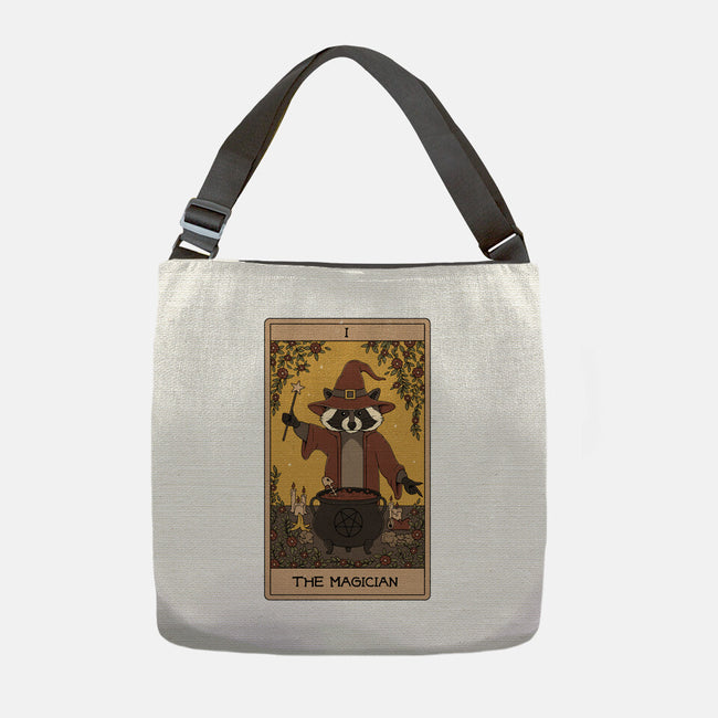 The Magician Raccoons Tarot-None-Adjustable Tote-Bag-Thiago Correa