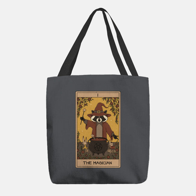 The Magician Raccoons Tarot-None-Basic Tote-Bag-Thiago Correa