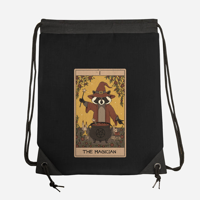 The Magician Raccoons Tarot-None-Drawstring-Bag-Thiago Correa