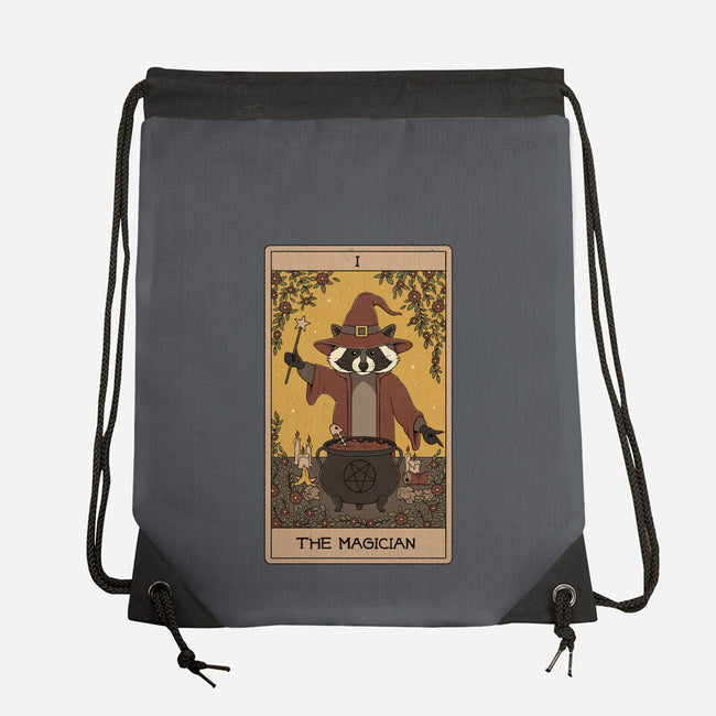 The Magician Raccoons Tarot-None-Drawstring-Bag-Thiago Correa