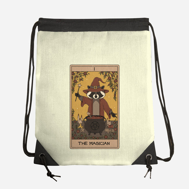 The Magician Raccoons Tarot-None-Drawstring-Bag-Thiago Correa