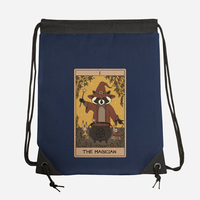 The Magician Raccoons Tarot-None-Drawstring-Bag-Thiago Correa