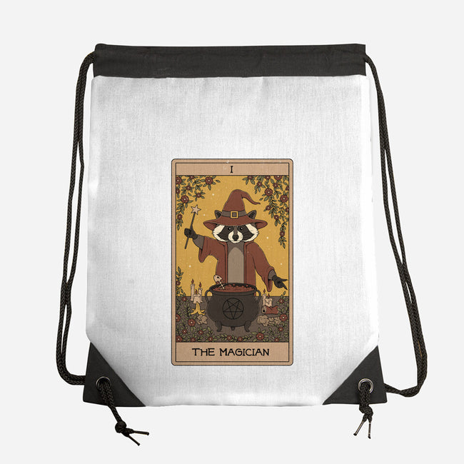 The Magician Raccoons Tarot-None-Drawstring-Bag-Thiago Correa