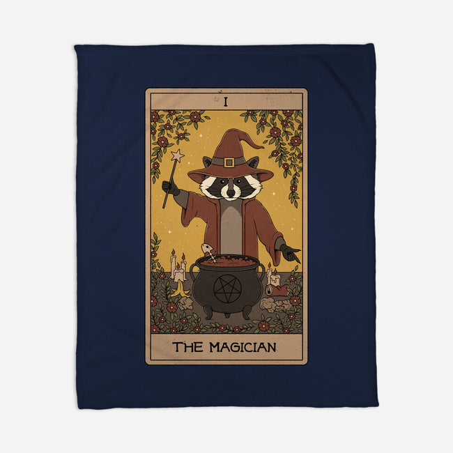 The Magician Raccoons Tarot-None-Fleece-Blanket-Thiago Correa