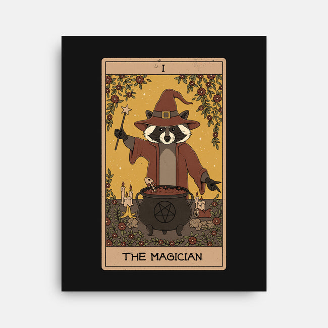 The Magician Raccoons Tarot-None-Stretched-Canvas-Thiago Correa