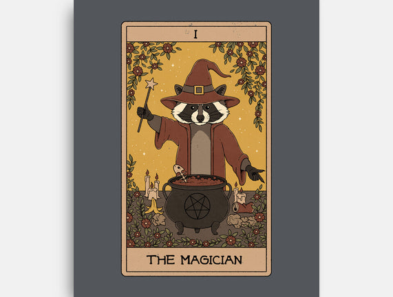 The Magician Raccoons Tarot