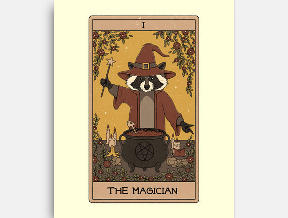The Magician Raccoons Tarot