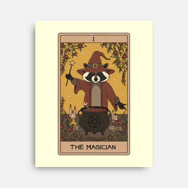 The Magician Raccoons Tarot-None-Stretched-Canvas-Thiago Correa