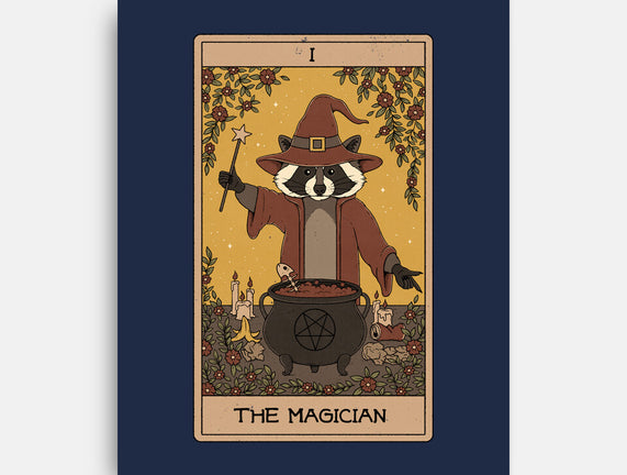 The Magician Raccoons Tarot