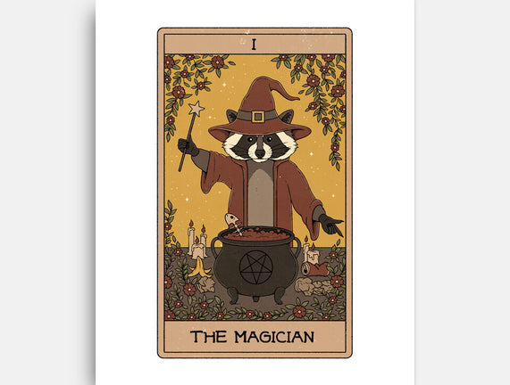 The Magician Raccoons Tarot