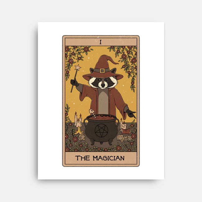 The Magician Raccoons Tarot-None-Stretched-Canvas-Thiago Correa