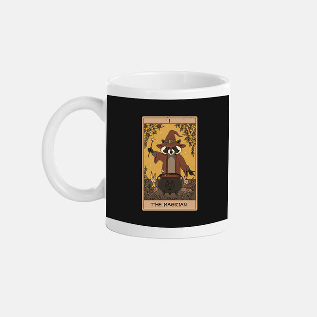 The Magician Raccoons Tarot-None-Mug-Drinkware-Thiago Correa