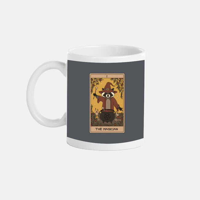 The Magician Raccoons Tarot-None-Mug-Drinkware-Thiago Correa