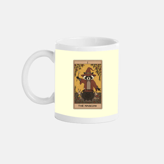 The Magician Raccoons Tarot-None-Mug-Drinkware-Thiago Correa
