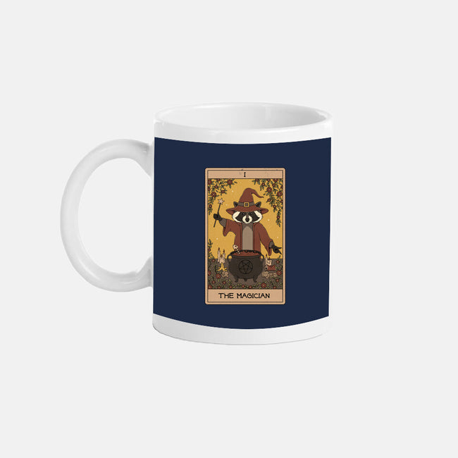 The Magician Raccoons Tarot-None-Mug-Drinkware-Thiago Correa