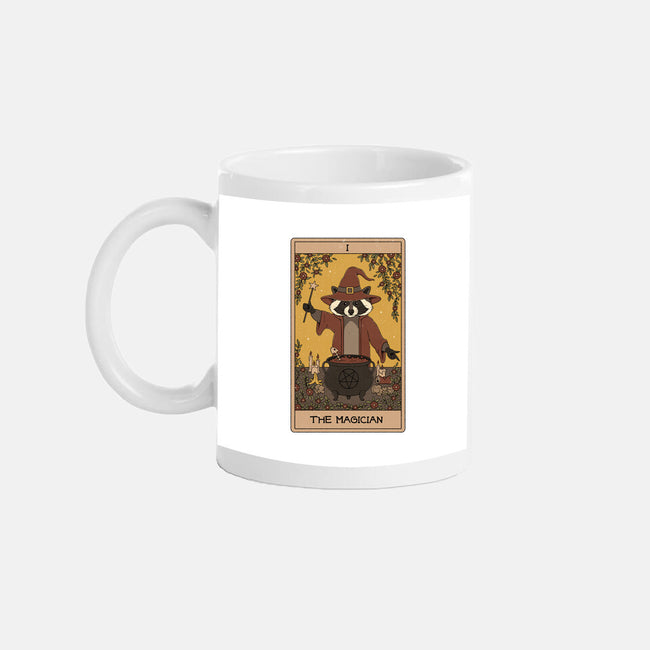 The Magician Raccoons Tarot-None-Mug-Drinkware-Thiago Correa