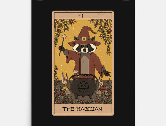 The Magician Raccoons Tarot