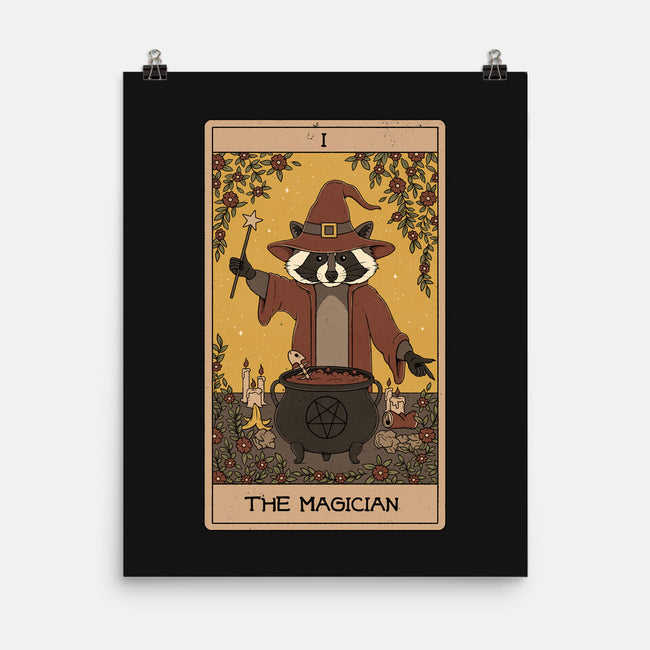 The Magician Raccoons Tarot-None-Matte-Poster-Thiago Correa
