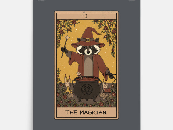 The Magician Raccoons Tarot
