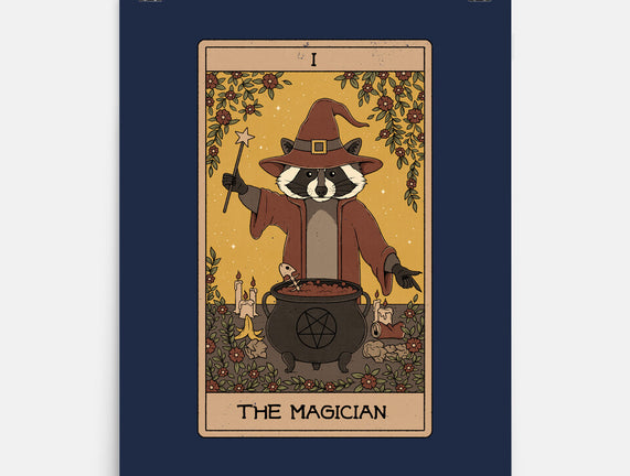 The Magician Raccoons Tarot
