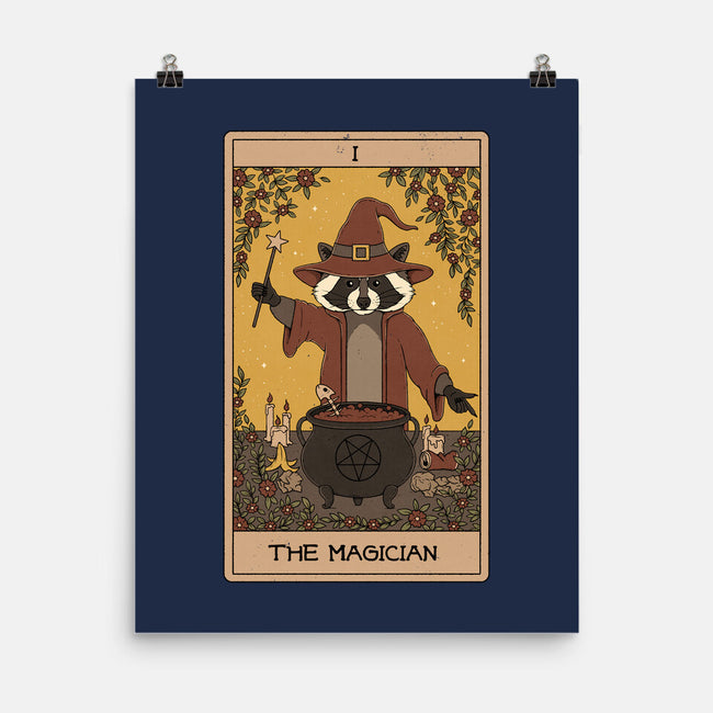 The Magician Raccoons Tarot-None-Matte-Poster-Thiago Correa