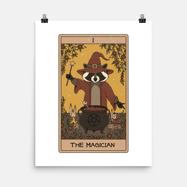 The Magician Raccoons Tarot-None-Matte-Poster-Thiago Correa