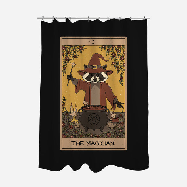 The Magician Raccoons Tarot-None-Polyester-Shower Curtain-Thiago Correa