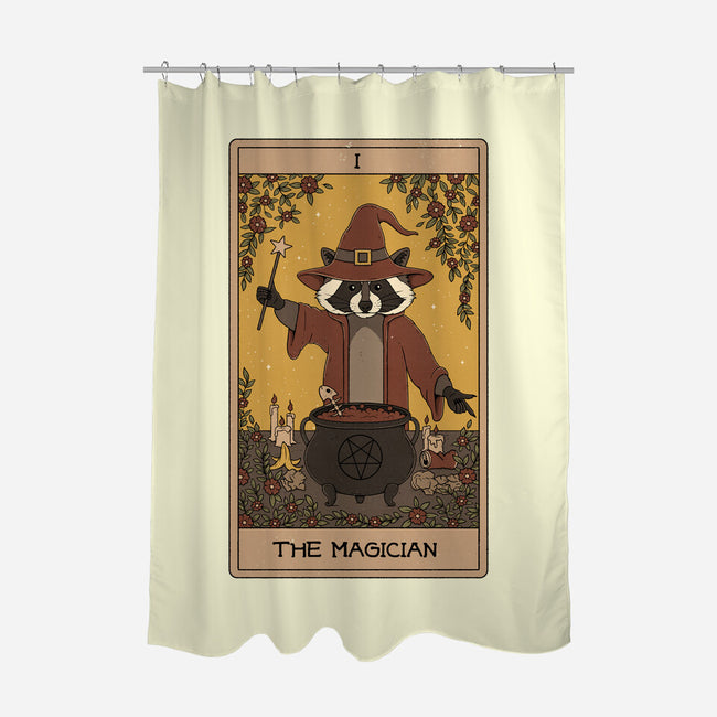 The Magician Raccoons Tarot-None-Polyester-Shower Curtain-Thiago Correa