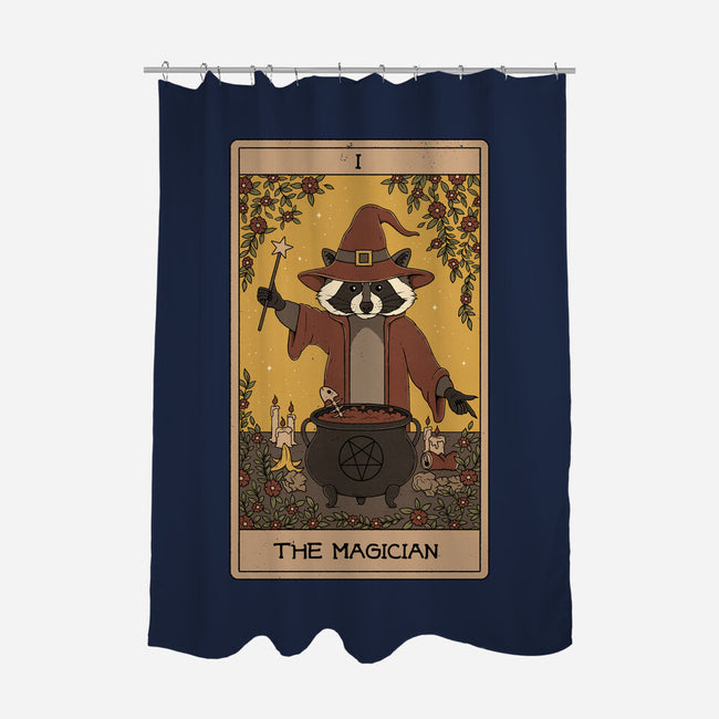 The Magician Raccoons Tarot-None-Polyester-Shower Curtain-Thiago Correa