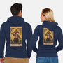 The Magician Raccoons Tarot-Unisex-Zip-Up-Sweatshirt-Thiago Correa