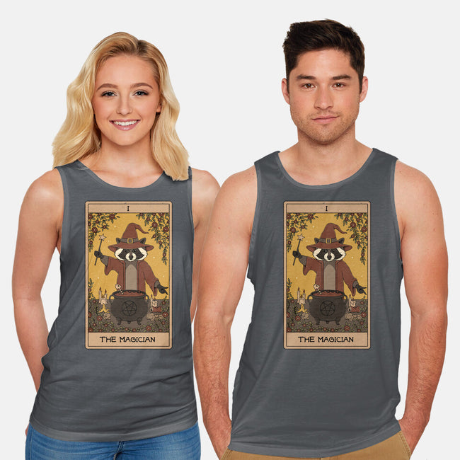 The Magician Raccoons Tarot-Unisex-Basic-Tank-Thiago Correa