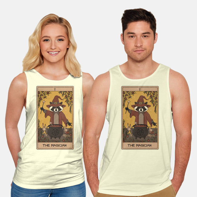 The Magician Raccoons Tarot-Unisex-Basic-Tank-Thiago Correa