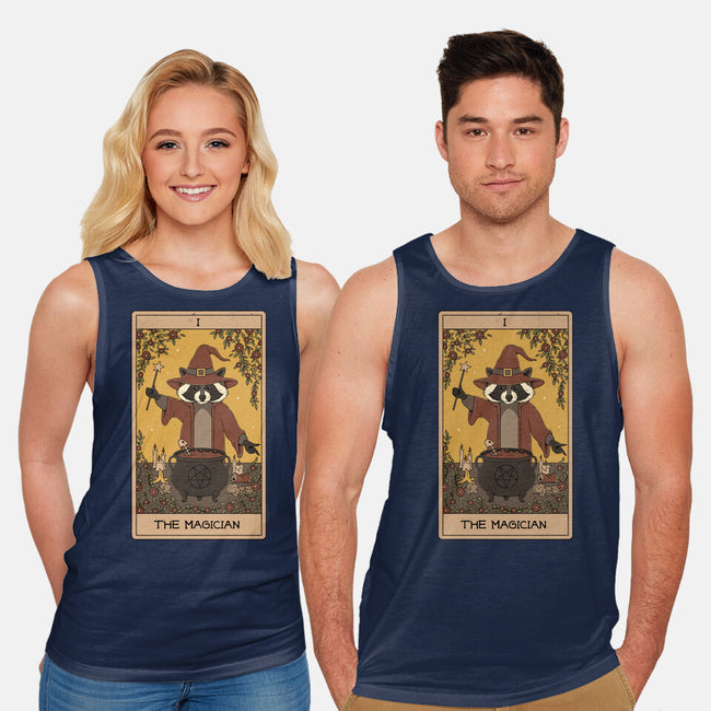 The Magician Raccoons Tarot-Unisex-Basic-Tank-Thiago Correa