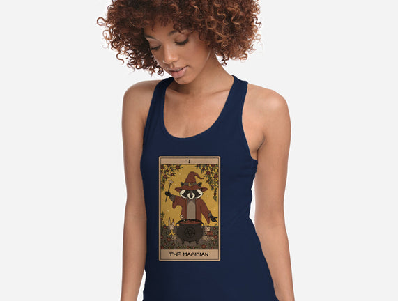 The Magician Raccoons Tarot