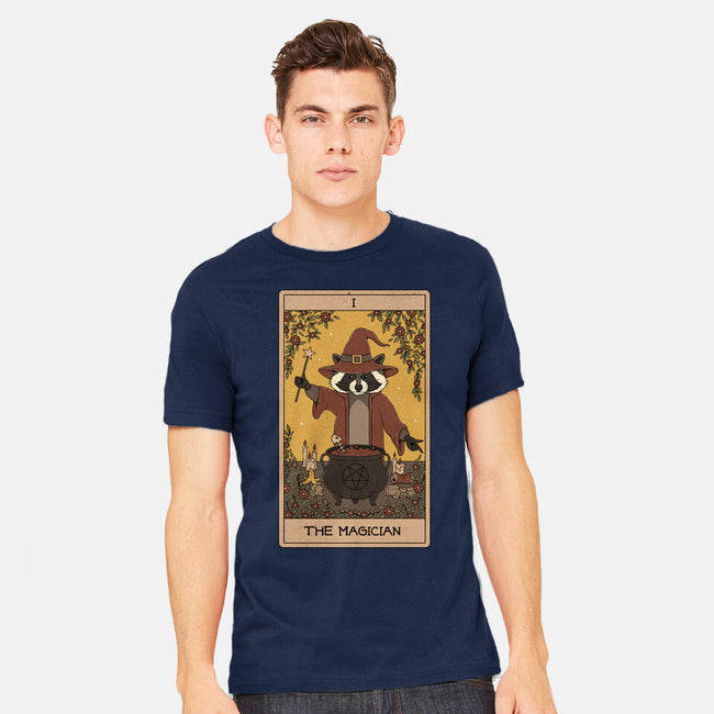 The Magician Raccoons Tarot-Mens-Heavyweight-Tee-Thiago Correa