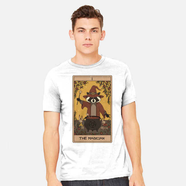 The Magician Raccoons Tarot-Mens-Heavyweight-Tee-Thiago Correa
