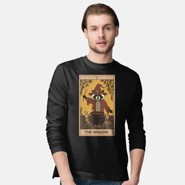 The Magician Raccoons Tarot-Mens-Long Sleeved-Tee-Thiago Correa