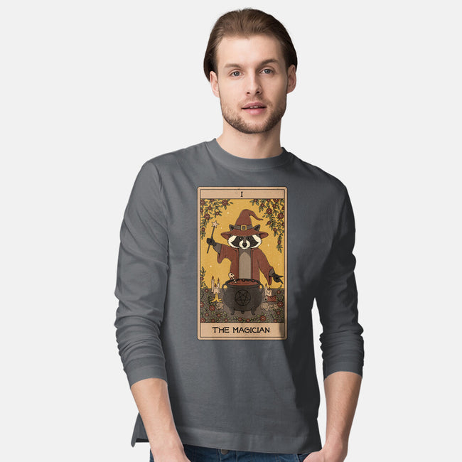 The Magician Raccoons Tarot-Mens-Long Sleeved-Tee-Thiago Correa