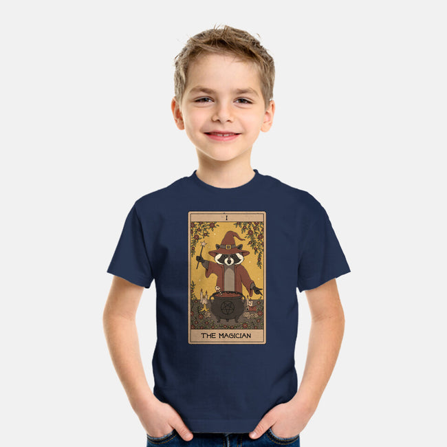 The Magician Raccoons Tarot-Youth-Basic-Tee-Thiago Correa