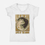 Sun And Moon-Womens-V-Neck-Tee-Thiago Correa