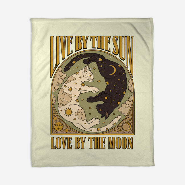 Sun And Moon-None-Fleece-Blanket-Thiago Correa
