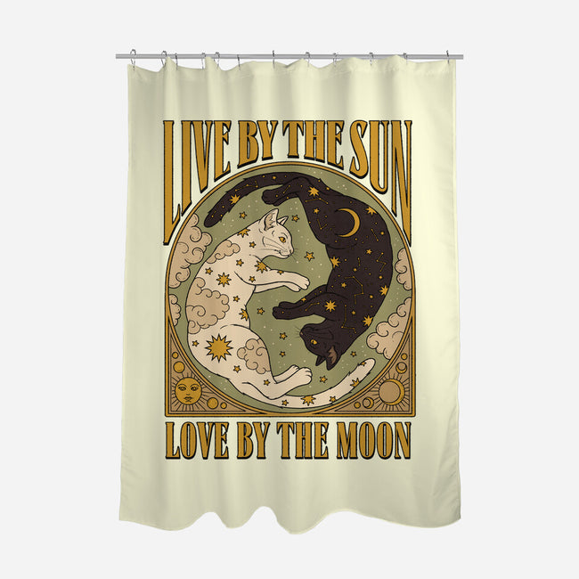 Sun And Moon-None-Polyester-Shower Curtain-Thiago Correa