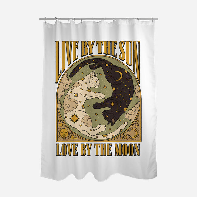 Sun And Moon-None-Polyester-Shower Curtain-Thiago Correa