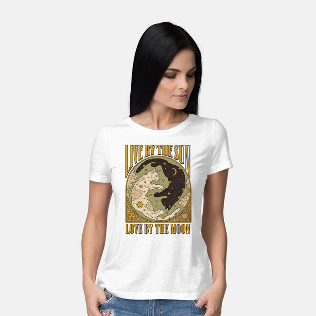 Sun And Moon-Womens-Basic-Tee-Thiago Correa