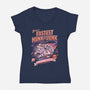 Hunky Freighter-Womens-V-Neck-Tee-P1yu5h