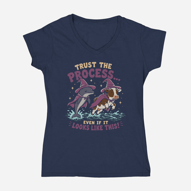 Trust The Process-Womens-V-Neck-Tee-Diego Gurgell