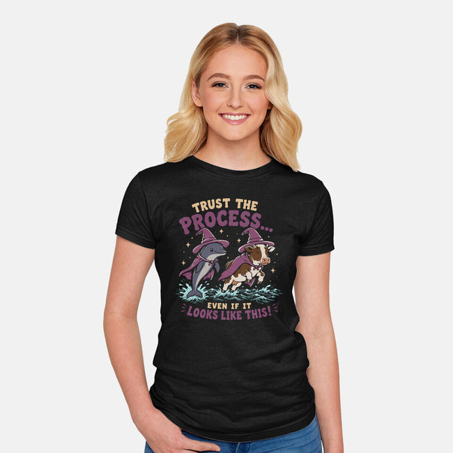 Trust The Process-Womens-Fitted-Tee-Diego Gurgell